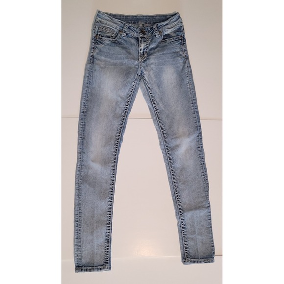 Warehouse one Skinny Jeans Women's Size 26Reg Light  Blue Low Rise‎  Denim - Picture 2 of 10